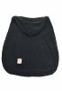 MijaCulture – warm universal cover TEDDY (fleece) for baby carrier or wrap M025 black